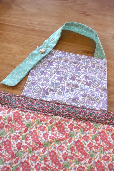 Kid's liberty fabric apron