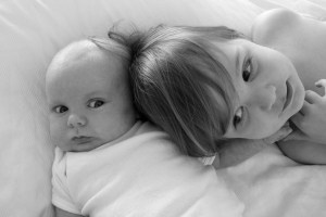 Heidi & Zoe 8 weeks