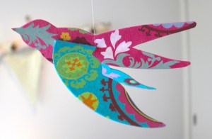 paper bird mobile