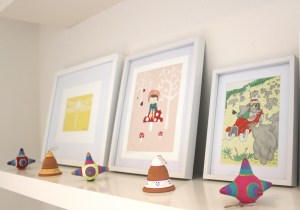 Pictures frames and ornaments