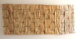 Wire fence and patterns artwork