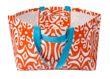 Project Ten colourful bags turquoise orange pattern