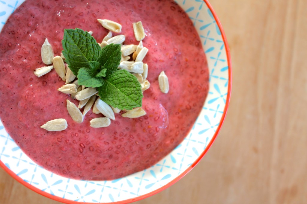 My Paleo exploration… Raspberry Chia pudding